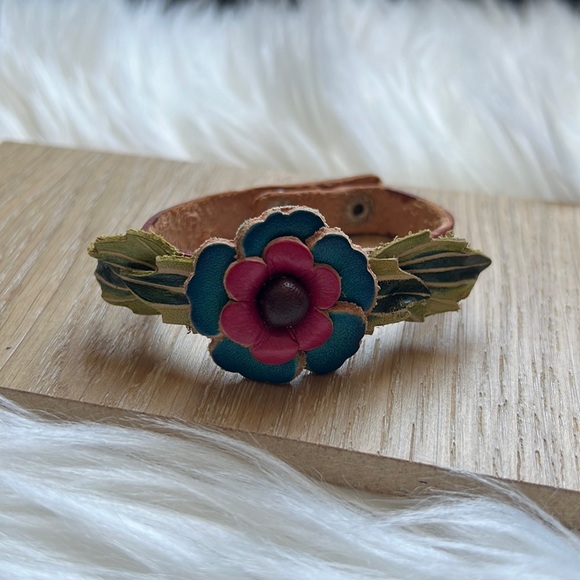 Leather Boho Bracelet - Picture 1 of 2